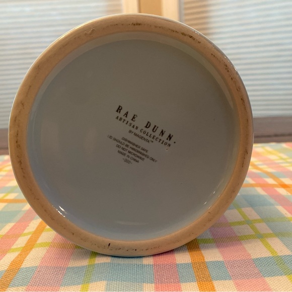 Rae Dunn Tall Blue Ceramic Happy Easter Canister Removable Lid, Easter Decor - Picture 11 of 16